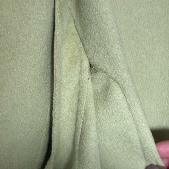 AUTH Vintage Valentino Green Cashmere Wool Front Tie Jacket | Made in Italy Sz 6 - Picture 9 of 17